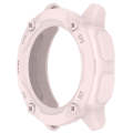 For Garmin Instinct 2X Armor Hollow Watch Protective Case(Light Pink)