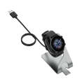 For Amazfit T-Rex Ultra Rotatable Smart Watch Charger Metal Dock Charger Bracket(Grey)