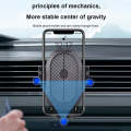 FLOVEME YXF233966 Carbon Fiber Texture One Click Lock Car Holder, Style:Air Outlet(Black)