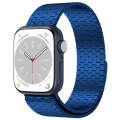 For Apple Watch 8 41mm Magnetic Buckle Stainless Steel Metal Watch Band(Blue)