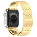For Apple Watch SE 2022 40mm Magnetic Buckle Stainless Steel Metal Watch Band(Gold)