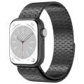 For Apple Watch SE 2023 40mm Magnetic Buckle Stainless Steel Metal Watch Band(Black)