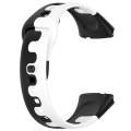 For Redmi Watch 3 Lite Stitching Two Color Silicone Watch Band(Black White)