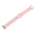 For Fitbit Charge 5 PU Leather Replacement Watch Band(Pink)