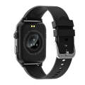 KT64 1.96 inch IPS Screen Smart Watch Supports Bluetooth Calls/Blood Oxygen Monitoring(Black)