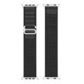 For Apple Watch Ultra 49mm DUX DUCIS GS Series Nylon Loop Watch Band(Black)