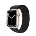 For Apple Watch Series 8 41mm DUX DUCIS GS Series Nylon Loop Watch Band(Black)