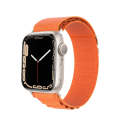 For Apple Watch Series 8 45mm  DUX DUCIS GS Series Nylon Loop Watch Band(Orange)