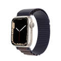 For Apple Watch SE 2022 40mm DUX DUCIS GS Series Nylon Loop Watch Band(Indigo Blue)