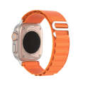 For Apple Watch Series 7 41mm DUX DUCIS GS Series Nylon Loop Watch Band(Orange)