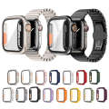 For Apple Watch Series 6 / 5 / 4 / SE 44mm Tempered Film Hybrid PC Integrated Watch Case(Transpar...