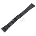 For Huawei Watch 4 22mm Three-bead Stainless Steel Watch Band(Black)