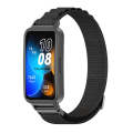 For Huawei Band 8 / 9 Mijobs Nylon Breathable Watch Band(Black)