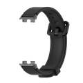 For Huawei Band 8 Mijobs Silicone Breathable Watch Band(Black)