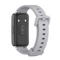 For Huawei Band 8 / 9 Mijobs Silicone Breathable Watch Band(Grey)