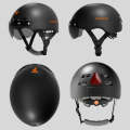Foxwear V6S 1080P HD Video Recorder Cycling Smart Helmet with GPS, Size: 54-61cm(Black)