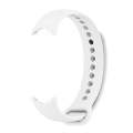 For Xiaomi Mi Band 8 Mijobs Solid Color Silicone Watch Band(White)