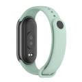 For Xiaomi Mi Band 8 Mijobs Solid Color Silicone Watch Band(Aqua)