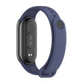 For Xiaomi Mi Band 8 Mijobs Solid Color Silicone Watch Band(Midnight Blue)
