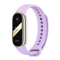 For Xiaomi Mi Band 8 Mijobs Solid Color Silicone Watch Band(Taro Purple)