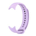 For Xiaomi Mi Band 8 Mijobs Solid Color Silicone Watch Band(Taro Purple)