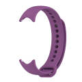 For Xiaomi Mi Band 8 Mijobs Solid Color Silicone Watch Band(Purple)