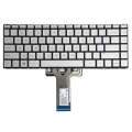 For HP 14M-BA 14-BS US Version Laptop Backlight Keyboard(Silver)