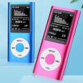 1.8 inch TFT Screen Metal MP4 Player With 16G TF Card+Earphone+Cable(Rose Red)