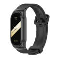 For Xiaomi Mi Band 8 Mijobs CS Case Silicone Watch Band(Black)