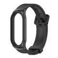 For Xiaomi Mi Band 8 Mijobs CS Case Silicone Watch Band(Black)