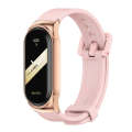 For Xiaomi Mi Band 8 Mijobs CS Case Silicone Watch Band(Pink Rose Gold)