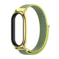 For Xiaomi Mi Band 8 Mijobs Plus Case Breathable Nylon Loop Watch Band(Bright Yellow)