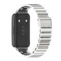 For Huawei Band 8 Mijobs Bamboo Buckle Stainless Steel Watch Band(Silver)