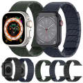 For Apple Watch SE 2023 40mm Carbon Fiber Magnetic Loop Watch Band(Black)