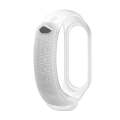 For Xiaomi Mi Band 3 / 4 Mijobs Honeycomb Textured Silicone Watch Band, Aurora Positive Buckle(Tr...