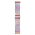 For Coros Pace 2 / Coros Apex 42mm 20mm Painted Colorful Nylon Woven Buckle Watch Band(Symphony B...