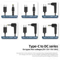 12V 5.5 x 2.5mm DC Power to Type-C Adapter Cable