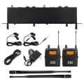 XTUGA RW2080 UHF Wireless Stage Singer In-Ear Monitor System 10 BodyPacks(UK Plug)