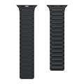 For Apple Watch Ultra 49mm Magnetic Loop Silicone Watch Band(Black)