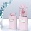 Perfume Shape Portable Fan Hidden Blade Fan(Pink)