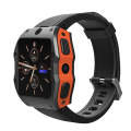 Model X 1.99 inch IP68 Waterproof Android 9.0 4G Dual Cameras Matte Smart Watch, Specification:2G...