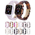 For Apple Watch Series 6 / 5 / 4 / SE 44mm Printed Resin PC Watch Case(Tortoiseshell)
