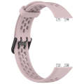 For Huawei Band 8 Solid Color Breathable Silicone Watch Band(Pink)