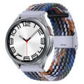 For Samsung Galaxy Watch 6 / 6 Classic Nylon Braided Metal Buckle Watch Band(Denim)
