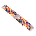 For Samsung Galaxy Watch 6 / 6 Classic Nylon Braided Metal Buckle Watch Band(Colorful)