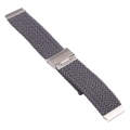 For Samsung Galaxy Watch 6 / 6 Classic Nylon Braided Metal Buckle Watch Band(Gray)