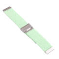 For Samsung Galaxy Watch 6 / 6 Classic Nylon Braided Metal Buckle Watch Band(Pistachio)