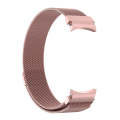 For Samsung Galaxy Watch 6 / 6 Classic Milan Magnetic Metal Watch Band(Rose Pink)