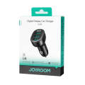 JOYROOM JR-CCD03 3.4A 3 x USB Ports Digital Display Car Charger(Black)