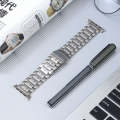 For Apple Watch Series 8 41mm Five Beads Titanium Steel Watch Band(Silver)